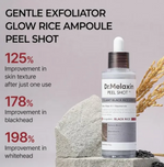Cargar imagen en el visor de la galería, DR.MELAXIN PEEL SHOT EXFOLIATING BLACK RICE AMPOULE