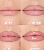 Cargar imagen en el visor de la galería, Charlotte Tilbury Super Nudes Lip Cheat Contour Duo Lip Liner