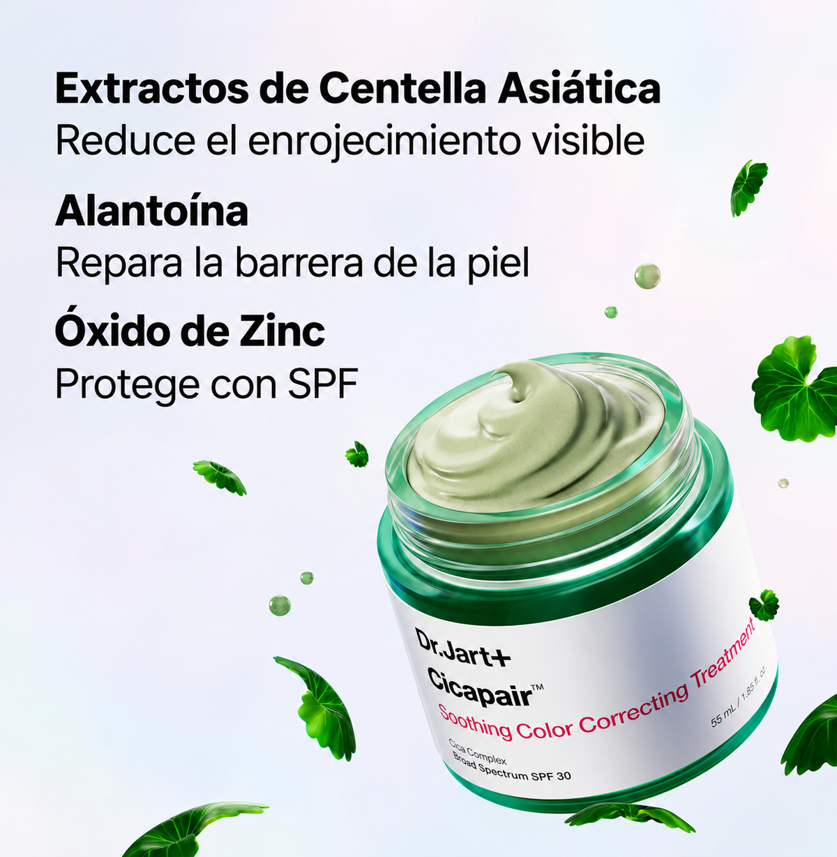 Dr. Jart+ CICAPAIR SOOTHING COLOR CORRECTING TREATMENT SPF30