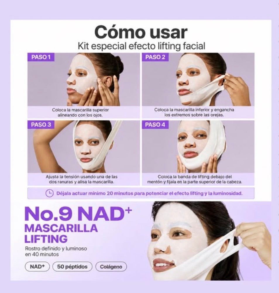 NUMBUZIN No.9 NAD+BIO LIFTING-SIL FULL FACE MASK