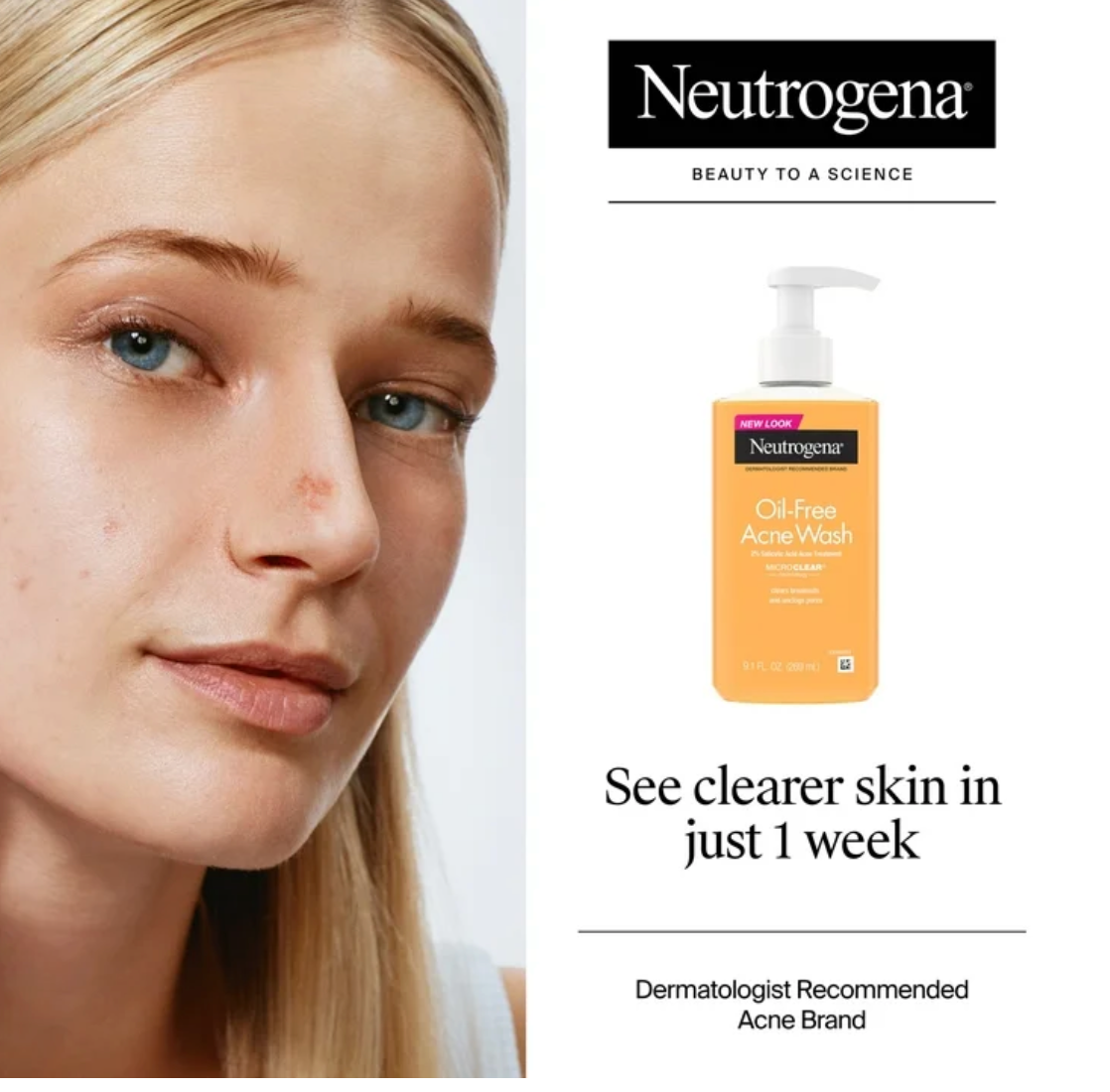 NEUTROGENA OIL-FREE ACNE WASH
