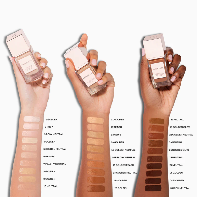 PATRICK TA MAJOR SKIN HYDRA-LUXE LUMINOUS FOUNDATION