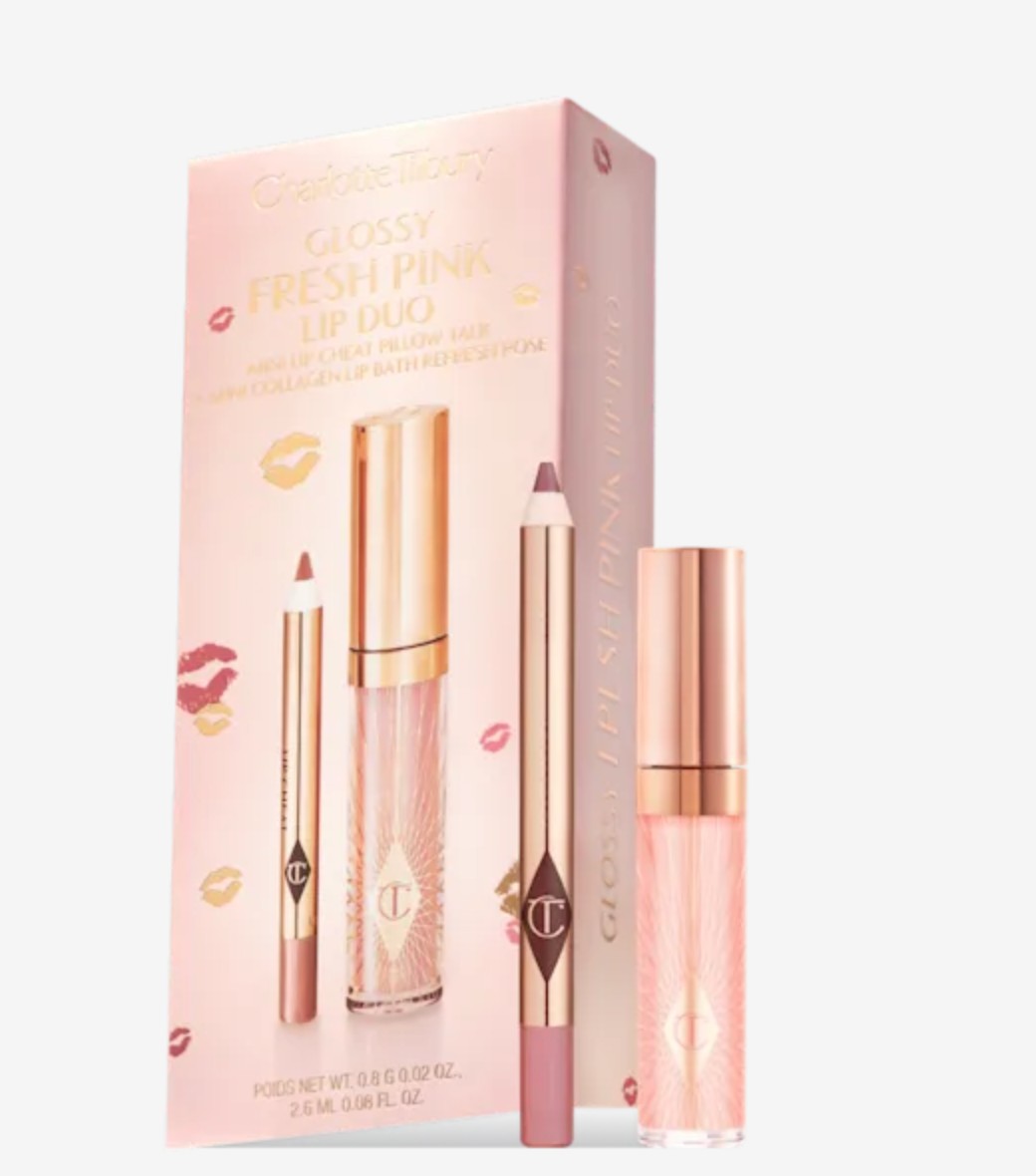 CHARLOTTE TILBURY GLOSSY FRESH PINK LIP DUO