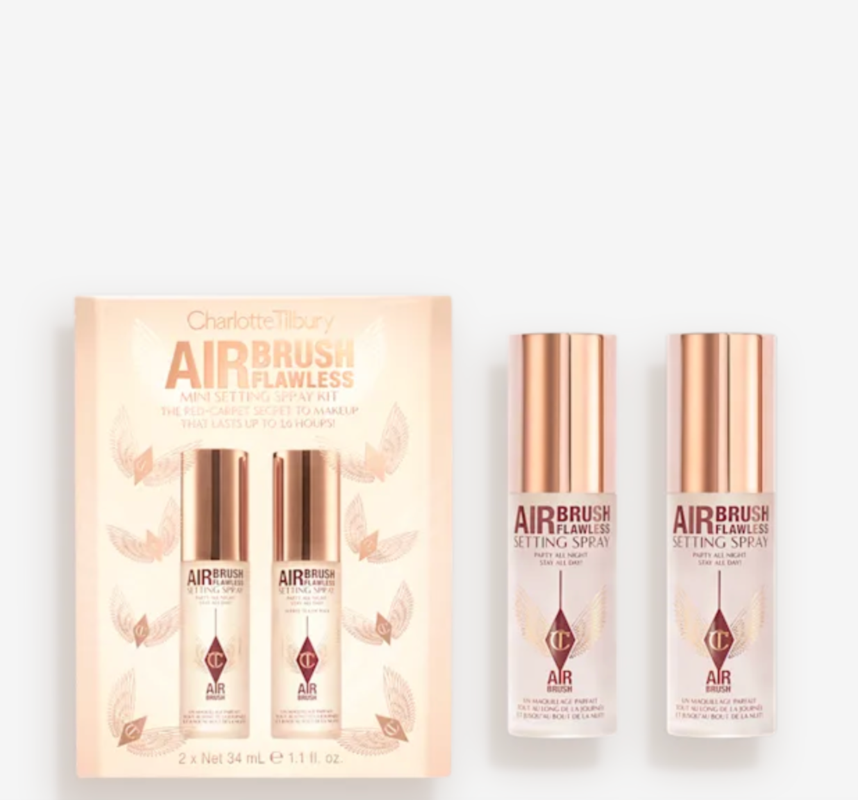 CHARLOTE TILBURY MINI SETTING SPRAY KIT 34ML