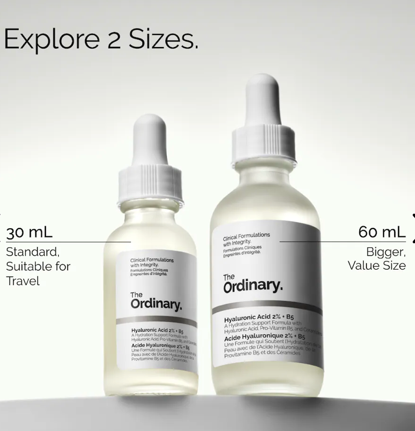 THE ORDINARY HYDRATORS Y OILS HYALURONIC ACID2%+B5