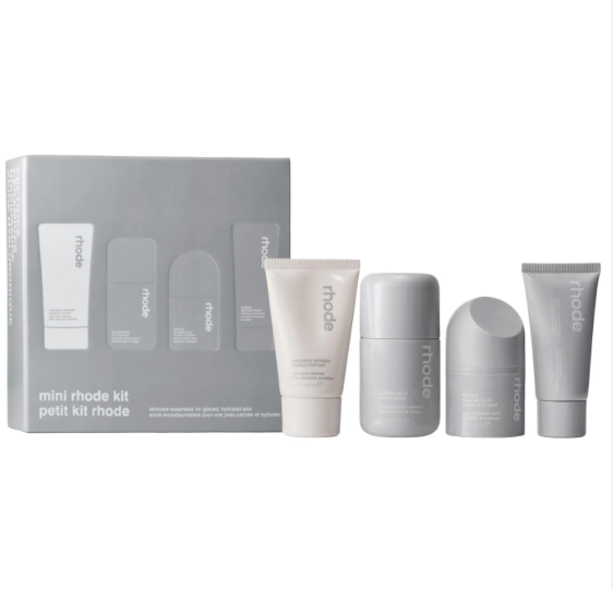 RHODE MINI KIT GLAZED SKINCARE ESSENTIALS
