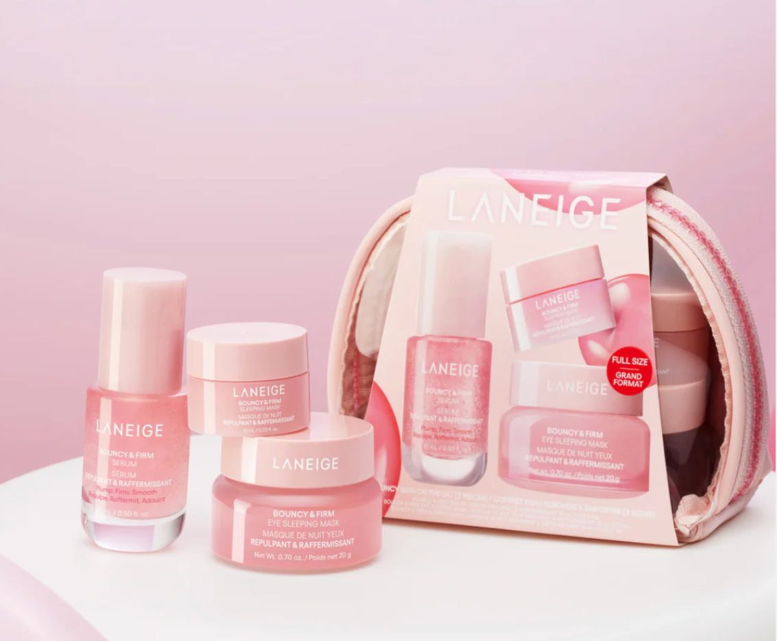 LANEIGE BOUNCY SKIN ON THE GO SET