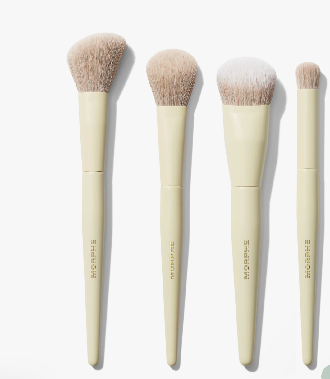 MORPHE BUTTERY BLENDS 4-PIECE FACE BRUSH SET