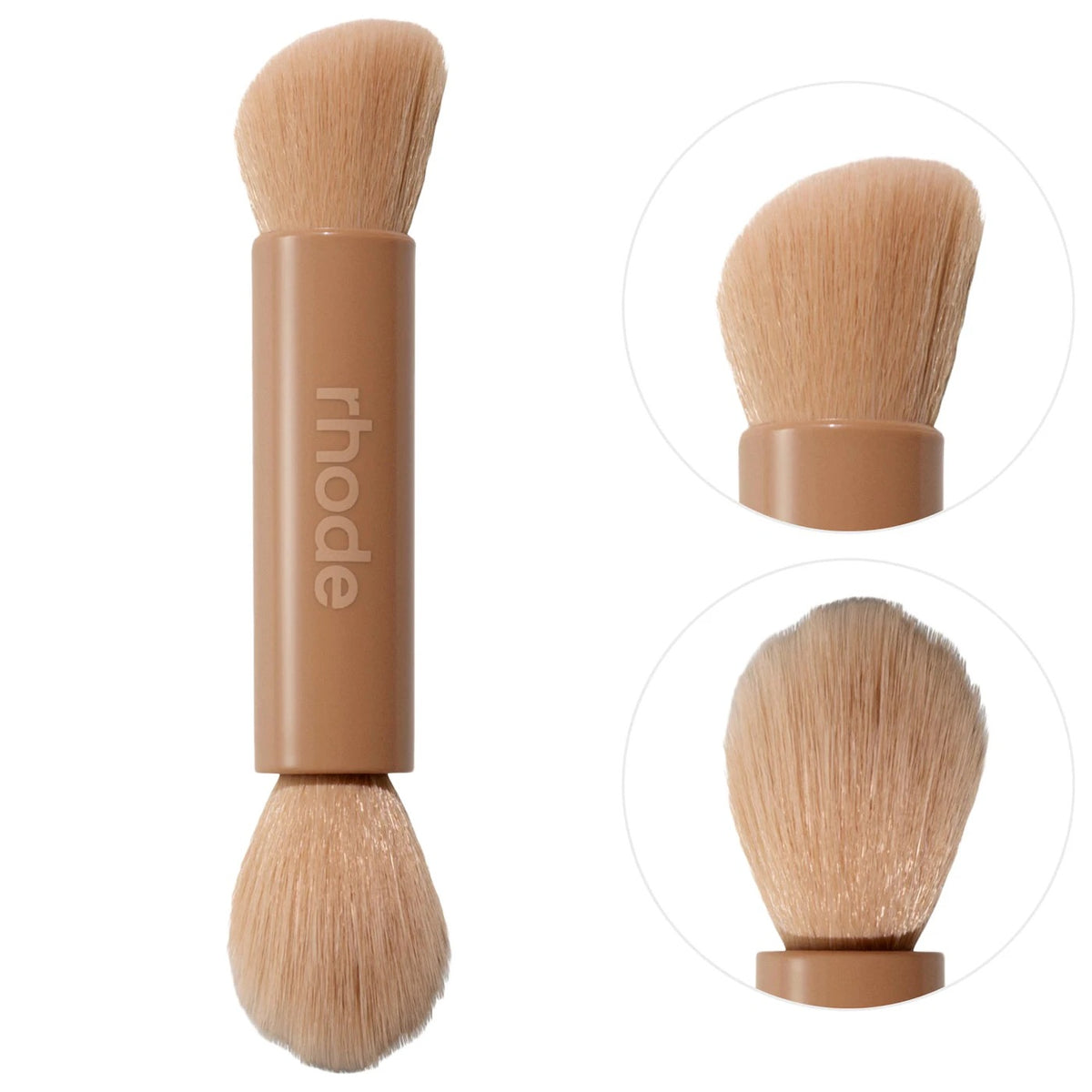 RHODE POCKET BRUSH DOUBLE-ENDED MAKEUP BRUSH
