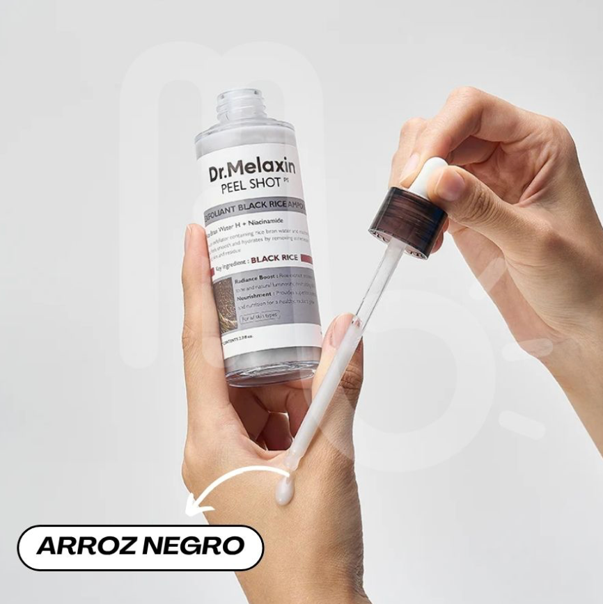 DR.MELAXIN PEEL SHOT EXFOLIATING BLACK RICE AMPOULE