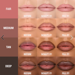Cargar imagen en el visor de la galería, Charlotte Tilbury Super Nudes Lip Cheat Contour Duo Lip Liner