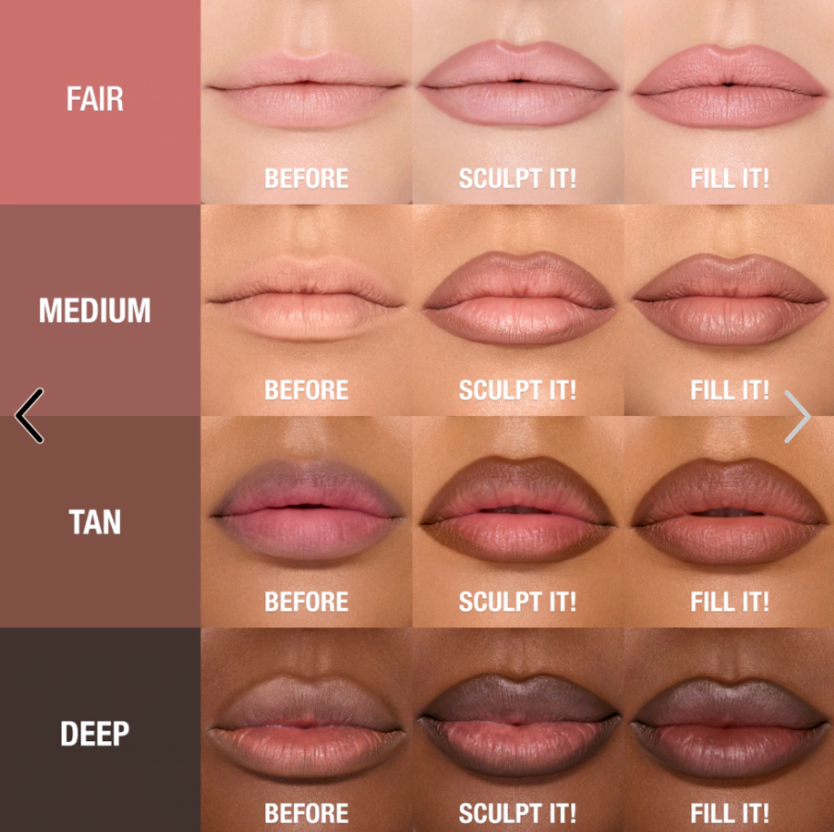 Charlotte Tilbury Super Nudes Lip Cheat Contour Duo Lip Liner