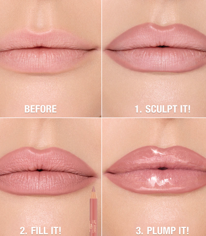 Charlotte Tilbury Super Nudes Lip Cheat Contour Duo Lip Liner