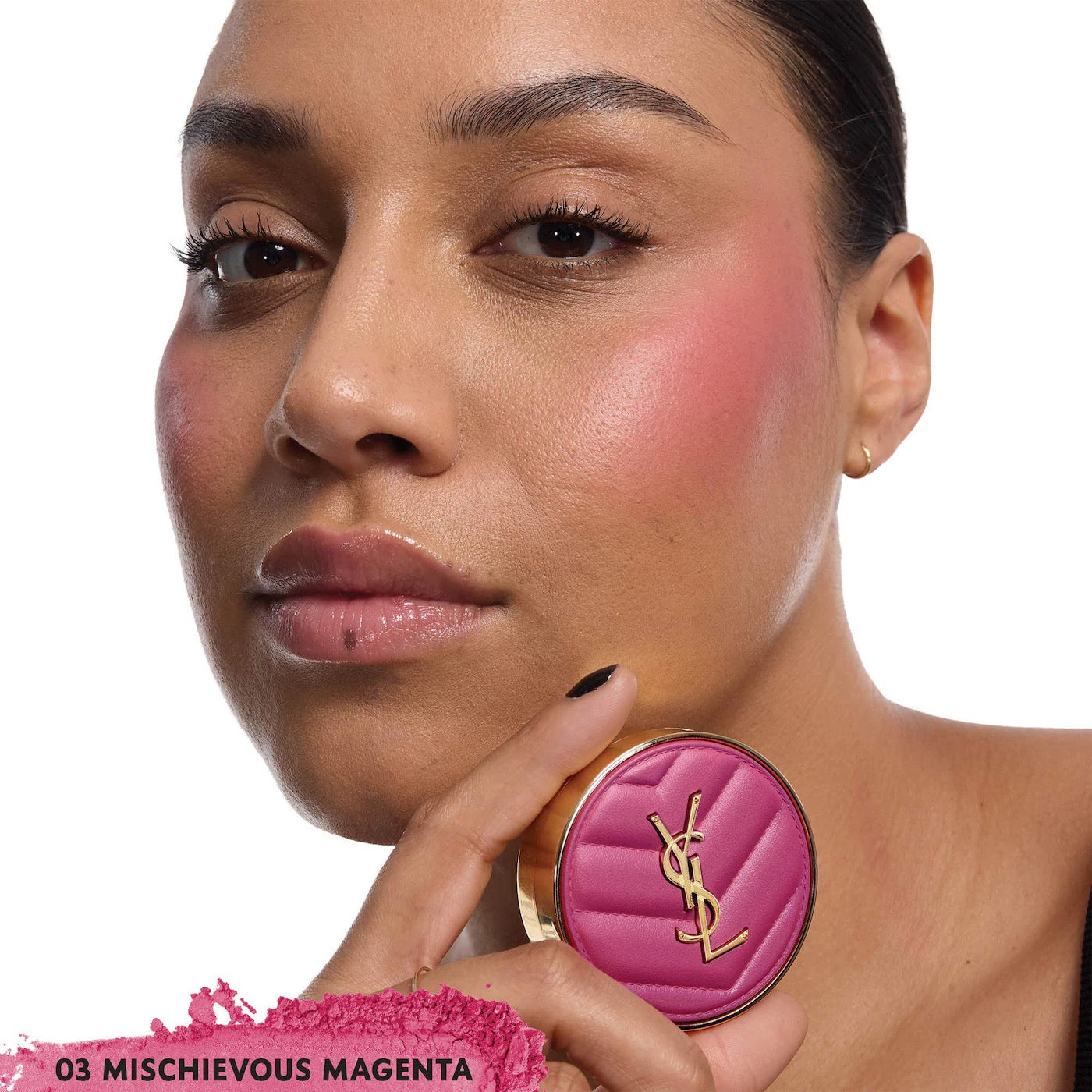 YSL MAKE ME BLUSH 24H BUILDABLE BLURRING POWDER BLUSH
