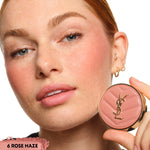 Cargar imagen en el visor de la galería, YSL MAKE ME BLUSH 24H BUILDABLE BLURRING POWDER BLUSH