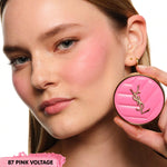 Cargar imagen en el visor de la galería, YSL MAKE ME BLUSH 24H BUILDABLE BLURRING POWDER BLUSH