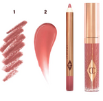 Cargar imagen en el visor de la galería, CHARLOTTE TILBURY PILLOW TALK GLOSSY MINI LIP KIT