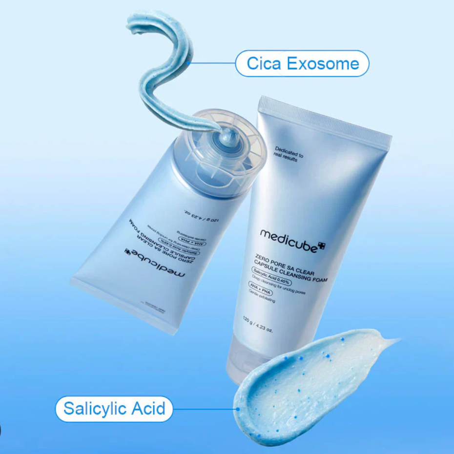 MEDICUBE ZERO PORE SA CLEAR CAPSULE CLEANSING FOAM