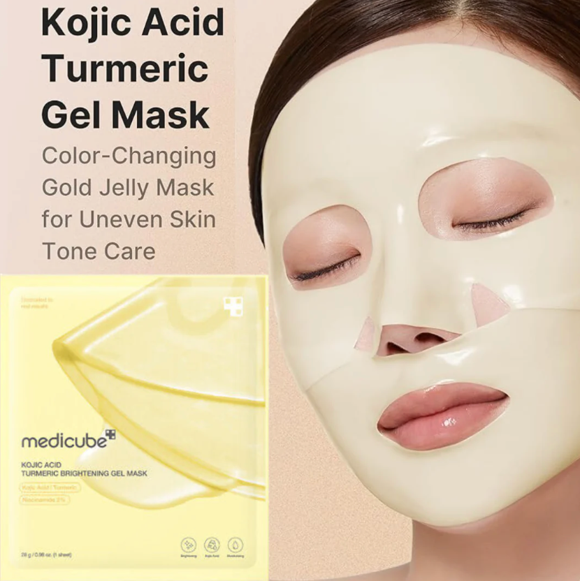 MEDICUBE KOJIC ACID TURMERIC BRIGHTENING GEL MASK